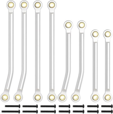 Alloy Machined Suspension Linkages (8) for Traxxas 1/18 TRX-4M Crawler 9842