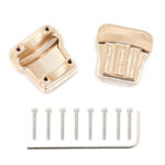 Brass Alloy Machined Differential Covers(2) for Traxxas 1/18 TRX-4M Crawler 9738