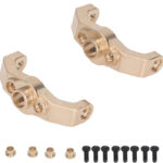 Brass Alloy Machined Caster Blocks for Traxxas 1/18 TRX-4M Crawler 9732