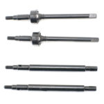 Black Front & Rear Drive Shafts for Traxxas 1/18 Scale TRX-4M Crawler 9729 9730