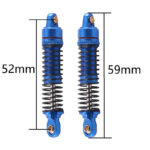Alloy Machined Front & Rear Shocks (4) for Traxxas 1/18 TRX-4M Crawler 9764 - Image 2