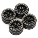 Brass Machined Beadlock Wheels(4) 45g Each for Traxxas 1/18 TRX-4M Crawler 9869
