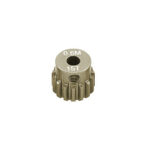 7075 Alloy Machined Mod 0.6 Pinion Gear 15T, 3.17mm Bore/Shaft for Brushless R/C