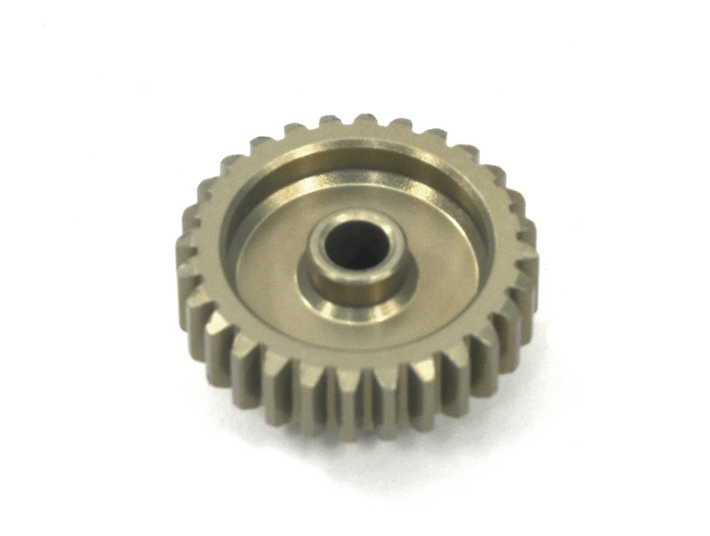 C33070 7075 Alloy Machined Mod 0.6 Pinion Gear 28T, 3.17mm Bore/Shaft for Brushless R/C - Image 1