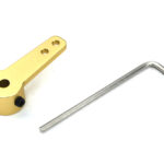Metal Steering Arm for RC Boats, 3mm Shaft, 16.5/21.5mm Radius