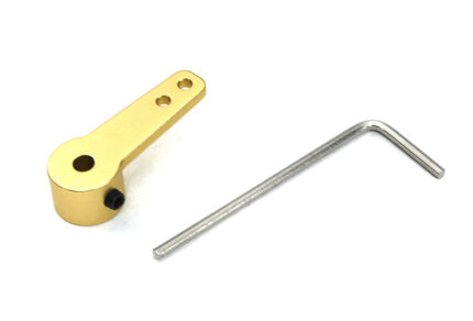 Metal Steering Arm for RC Boats, 3mm Shaft, 16.5/21.5mm Radius