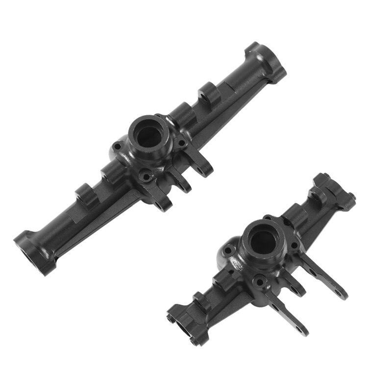 C33088BLACK Machined Front & Rear Axle Housings 40g Total for Traxxas 1/18 TRX-4M 9741 - Image 1