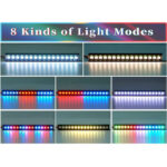 Roof Top LED Light Bar w/8 Flash Modes (3rd Ch) for Traxxas 1/18 TRX-4M Defender - Image 2