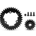 HD Steel 8mm Bore 18T Pinion+35T Spur Gear Set 1.5 MOD for Traxxas X-Maxx & XRT