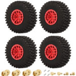 Tire & Wheel Package (4) w/ 10mm Wide Adapters for Traxxas 1/18 TRX-4M 9869 9871