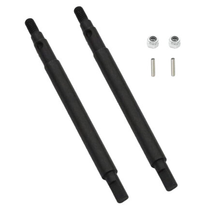 Black Rear Drive Shafts (2) for Traxxas 1/18 TRX-4M Scale RC Crawler 9730