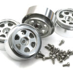 Alloy Machined Beadlock Wheels (4) for Traxxas 1/18 TRX-4M RC Crawler 9869