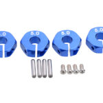 12mm Hex Wheel (4) Hub 5mm Thick for 1/10 Traxxas, Axial, Tamiya, Drift & TC