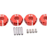12mm Hex Wheel (4) Hub 5mm Thick for 1/10 Traxxas, Axial, Tamiya, Drift & TC