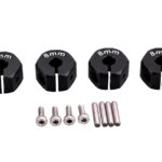 12mm Hex Wheel (4) Hub 8mm Thick for 1/10 Traxxas, Axial, Tamiya, Drift & TC