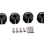 12mm Hex Wheel (4) Hub 9mm Thick for 1/10 Traxxas, Axial, Tamiya, Drift & TC