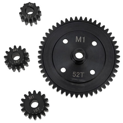 HD Steel 12+14+16+52T Gear Set M1 Pitch for Arrma 1/8 Scale