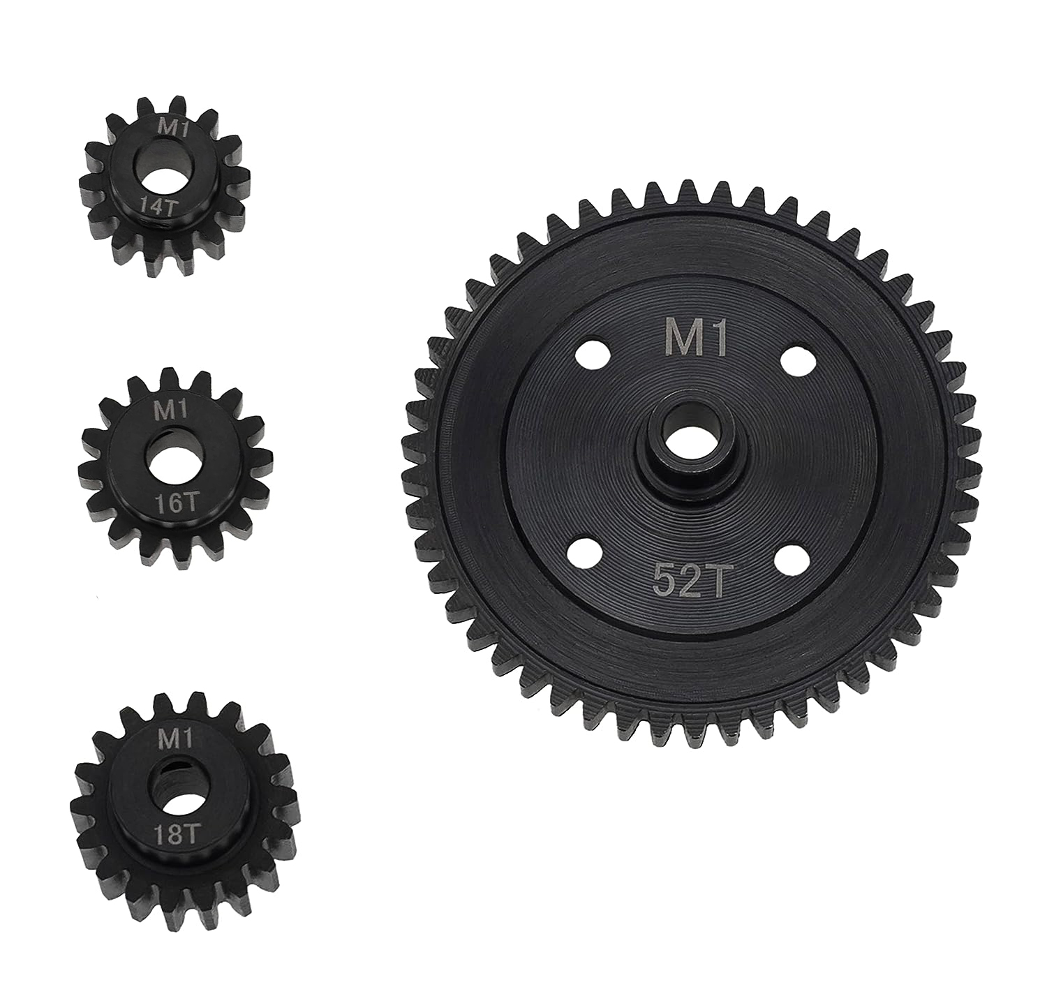 C33161 HD Steel 14+16+18+52T Gear Set M1 Pitch for Arrma 1/8 Scale - Image 1