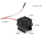 Alloy Machined Heatsink w/ Cooling Fan for Traxxas 1/18 TRX-4M Crawler - Image 2