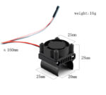 Alloy Machined Heatsink w/ Cooling Fan for Traxxas 1/18 TRX-4M Crawler - Image 2