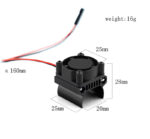 Alloy Machined Heatsink w/ Cooling Fan for Traxxas 1/18 TRX-4M Crawler - Image 2