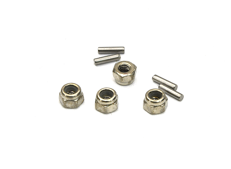 C33168 Alloy Drive Pins & Wheel Nuts for Traxxas 1/18 TRX-4M Crawler 5185 9780 - Image 1