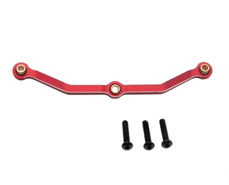 C33171RED Alloy Machined Steering Linkage for Traxxas 1/18 TRX-4M Crawler 9842 - Image 1