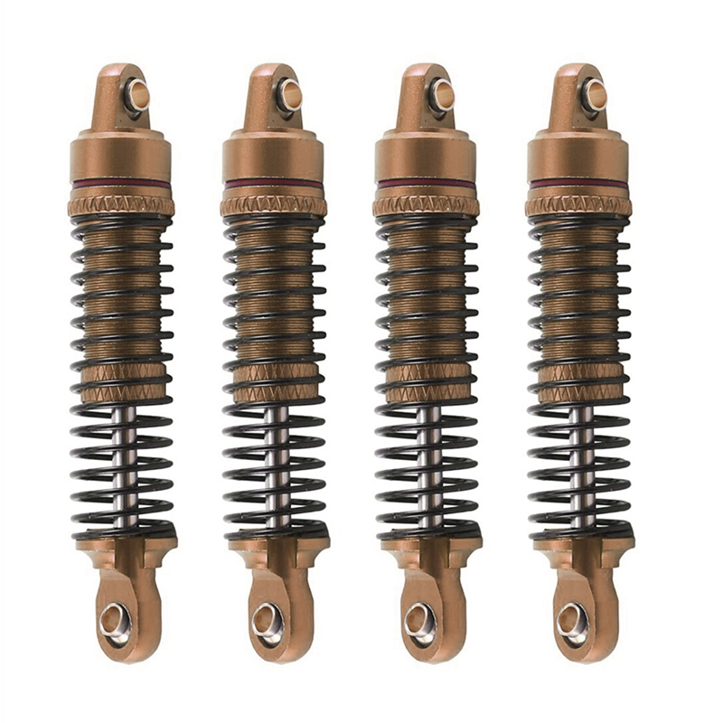 C33172BRONZE Alloy Machined Front & Rear Shocks for Traxxas 1/18 TRX-4M Crawler 9764 - Image 1