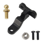 Machined Rear Bumper Receiving Hitch w/ Ball Mount for Traxxas 1/18 TRX-4M 9826