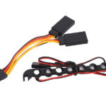 White LED Roof Top Light Bar for Traxxas 1/18 TRX-4M (Defender Body)