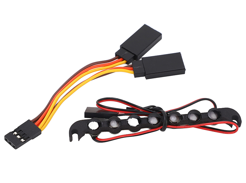 C33180YELLOW Yellow LED Roof Top Light Bar for Traxxas 1/18 TRX-4M (Defender Body) - Image 1