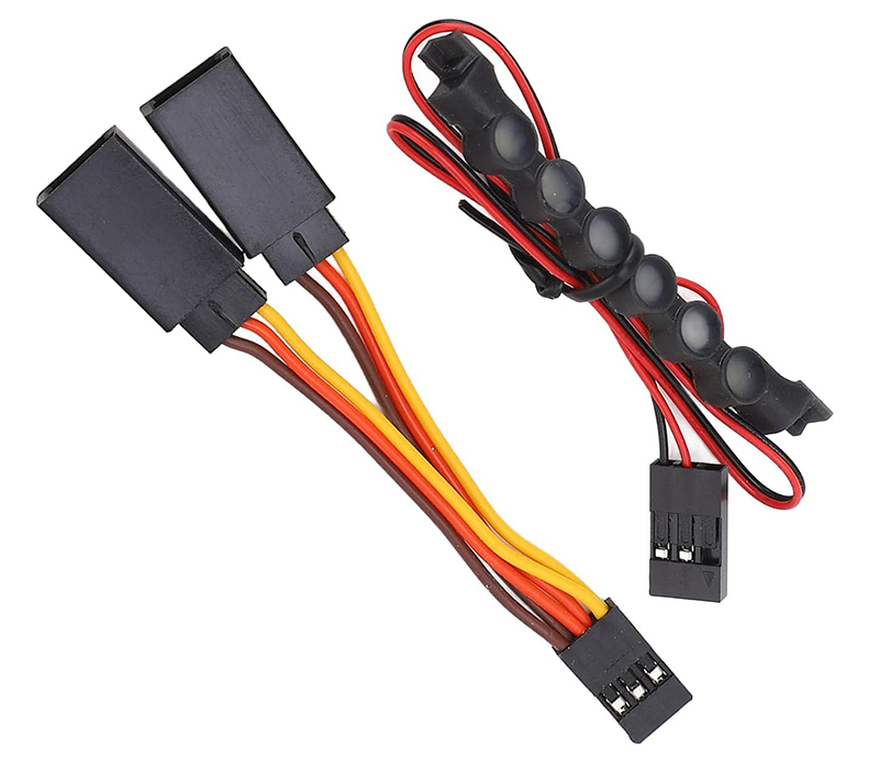 C33181YELLOW Yellow LED Roof Top Light Bar for Traxxas 1/18 TRX-4M (Bronco Body) - Image 1