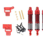 Alloy Machined Front & Rear Shocks & Shock Towers for Traxxas 1/18 TRX-4M 9826