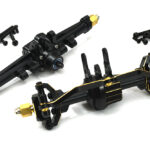 Alloy Machined Complete F&R Axles 150g w/ Internals for Traxxas 1/18 TRX-4M