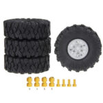 Alloy 1.0 Beadlock Wheels, Tires & Adapters(4) for Traxxas 1/18 TRX-4M 9869 9871