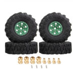 Alloy 1.0 Beadlock Wheels, Tires & Adapters(4) for Traxxas 1/18 TRX-4M 9869 9871