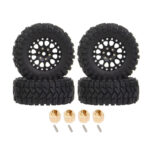 Alloy 1.2 Beadlock Wheels, Tires & Adapters (4) for Traxxas 1/18 TRX-4M