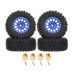 Alloy 1.2 Beadlock Wheels, Tires & Adapters (4) for Traxxas 1/18 TRX-4M