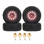 Alloy 1.2 Beadlock Wheels, Tires & Adapters (4) for Traxxas 1/18 TRX-4M