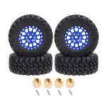 Alloy 1.2 Beadlock Wheels, Tires & Adapters (4) for Traxxas 1/18 TRX-4M