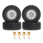 Alloy 1.2 Beadlock Wheels, Tires & Adapters (4) for Traxxas 1/18 TRX-4M