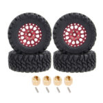 Alloy 1.2 Beadlock Wheels, Tires & Adapters (4) for Traxxas 1/18 TRX-4M