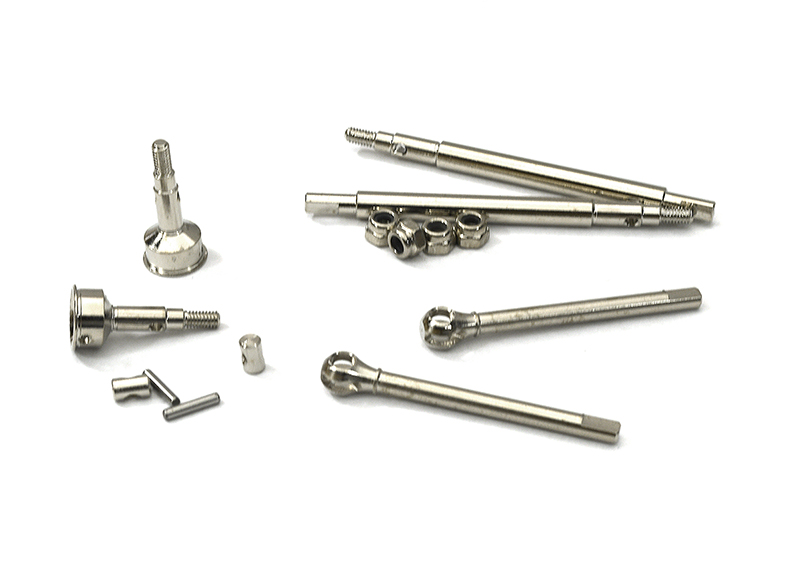 C33193 Steel Front & Rear Universal Drive Shafts (4) for Traxxas 1/18 TRX-4M 9729 9730 - Image 1