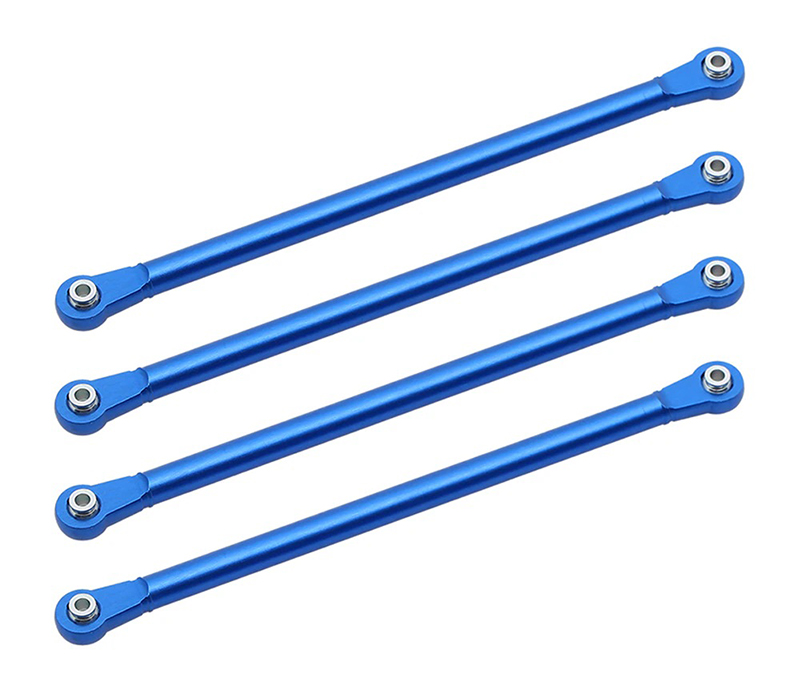 C33196BLUE Alloy Machined Upper Suspension Linkages for Losi 1/8 LMT 1.0 4WD Monster Truck - Image 1