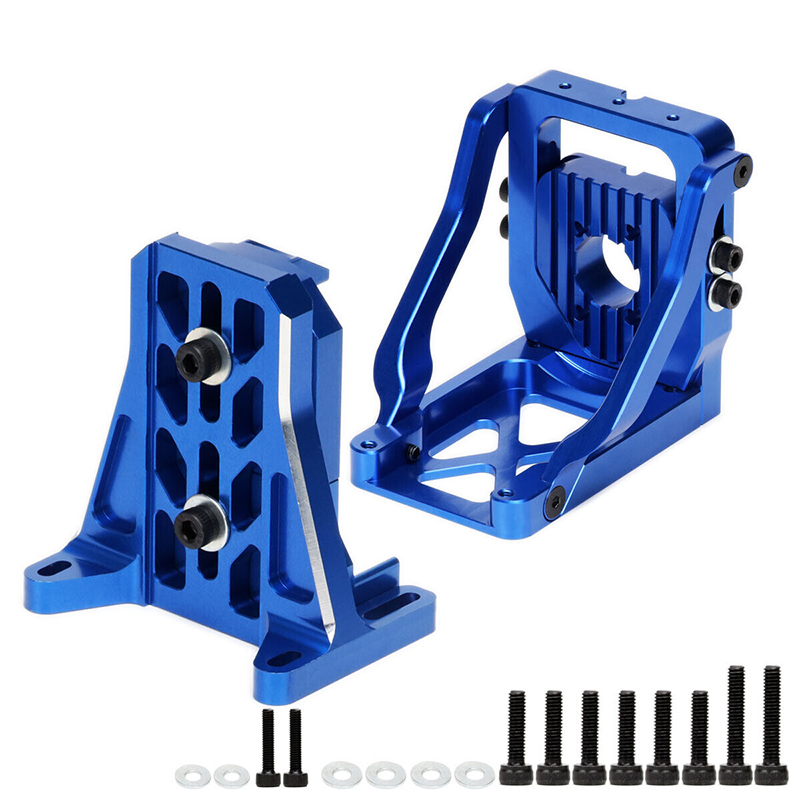 C33203BLUE Alloy Machined Quick Change Motor Mount for Traxxas X-Maxx & XRT - Image 1