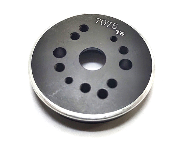 C33207BLACK Alloy Motor Front Plate for Traxxas X-Maxx & XRT (Add 25+30mm Holes) 7760 - Image 1