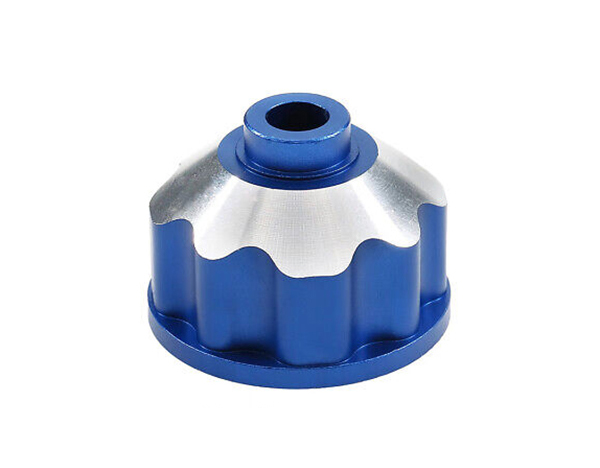 C33208BLUE Alloy Machined Differential Housing for Traxxas 1/10 Maxx 4S Truck 8981 - Image 1