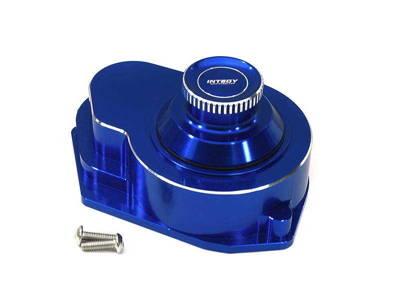 C33212BLUE Machined Spur Gear Cover for Traxxas 272R Transmission & 1/10 Drag Slash 9489 - Image 1
