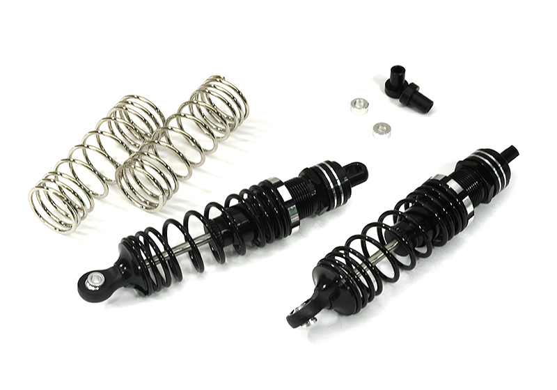 C33214BLACK Machined 90mm Big Bore Shocks for Traxxas 1/10 Drag Slash 3760A - Image 1
