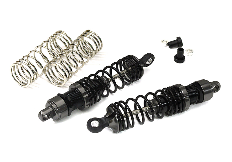 C33214GUN Machined 90mm Big Bore Shocks for Traxxas 1/10 Drag Slash 3760A - Image 1